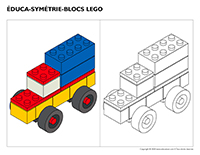 Éduca-symétrie-Blocs Lego