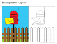 Éduca-symétrie-La poste