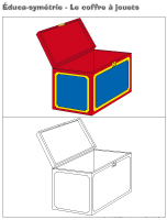 Éduca-symétrie-Le coffre à jouets