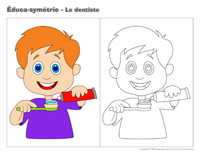 Éduca-symétrie-Le dentiste Éduca-symétrie-Le dentiste