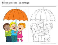 Éduca-symétrie-Le partage Éduca-symétrie-Le partage