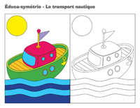 Éduca-symétrie-Le transport nautique