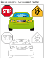 Éduca-symétrie-Le transport routier