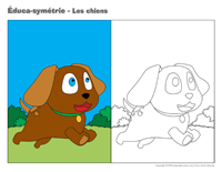 Éduca-symétrie-Les chiens Éduca-symétrie-Les chiens