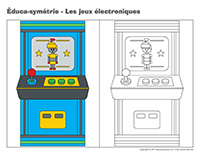 Éduca-symétrie-Les jeux électroniques