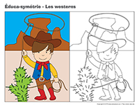 Éduca-symétrie-Les westerns