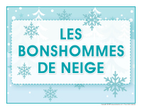 Éduca-thème-Bonshommes de neige