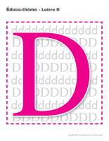 Éduca-thème-Lettre D Éduca-thème-Lettre D