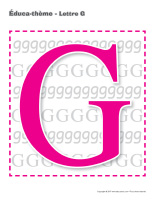 Éduca-thème-Lettre G Éduca-thème-Lettre G