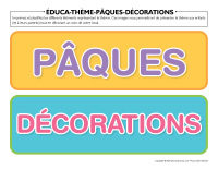 Éduca-thème-Pâques-Décorations