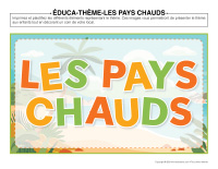 Éduca-thème-Pays chauds