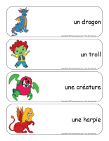 Éiquettes-mots géants-Créatures-3