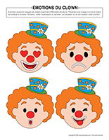 Emotions du clown
