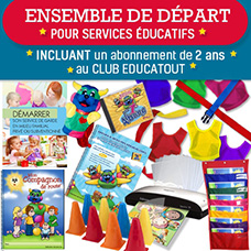 Ensemble de départ pour service de garde
