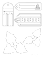 Étiquettes-Bricos cadeaux-Noël Étiquettes-Bricos cadeaux-Noël