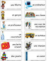 Étiquettes-mots - La maternelle Étiquettes-mots - La maternelle