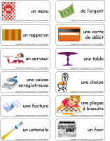 Étiquettes-mots - Le restaurant Étiquettes-mots - Le restaurant