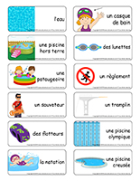 Étiquettes-mots-À la piscine