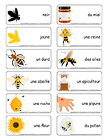 Etiquettes prénom CP thème abeille - lilipomme