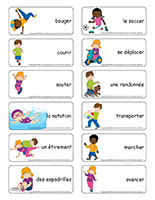 Etiquettes-mots-Activites pour bouger