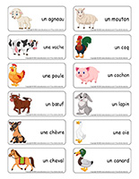 LES ANIMAUX DE LA FERME (Maternelle)