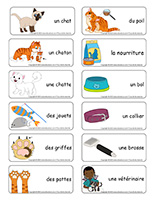 Étiquettes-mots-Chats