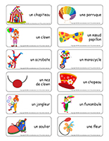 Etiquettes-mots-Clowns