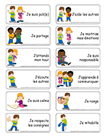 Étiquettes-mots-Consignes