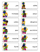 Etiquettes-mots-Emotions avec Poni