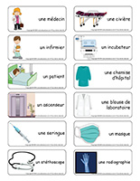 Étiquettes-mots-Hôpital