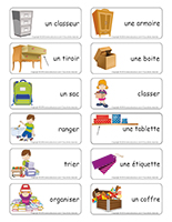 Étiquettes-mots-J'apprends à classer