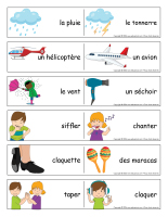 Etiquettes-mots-Les bruits et les sons-1