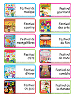 Étiquettes-mots-Les festivals Étiquettes-mots-Les festivals