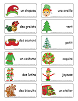 Étiquettes-mots-Les lutins Étiquettes-mots-Les lutins