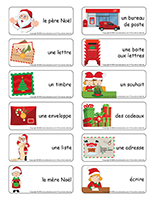 Etiquettes-mots-Lettre au pere Noel-1