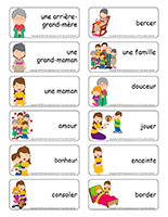 Étiquettes-mots-Mamans et grands-mamans