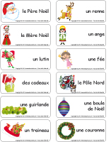 Étiquettes-mots-Noël Étiquettes-mots-Noël