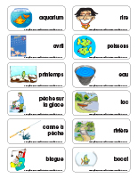 Étiquettes-mots-Poisson d'avril Étiquettes-mots-Poisson d'avril