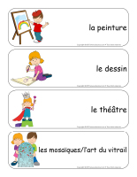 Étiquettes-mots géants-Ateliers créatifs