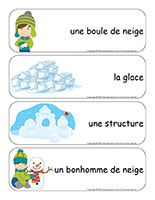 Étiquettes-mots géants-Bal de neige-2