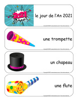 Étiquettes-mots géants-Bonne année 2021-1
