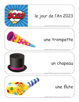 Étiquettes-mots géants-Bonne année 2023-1
