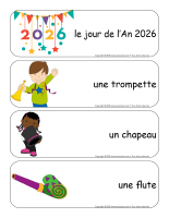 Etiquettes-mots geants-Bonne annee 2026-1