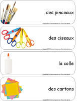 Étiquettes-mots-géants-Bricolages de Noël