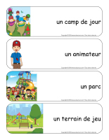 Étiquettes-mots géants-Camps de jour-1