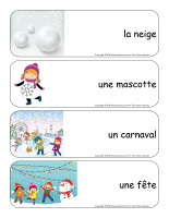 Étiquettes-mots géants-Carnaval d'hiver-1