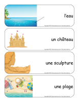 Étiquettes-mots géants-Châteaux de sable-2