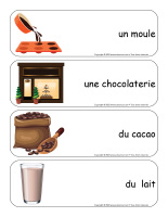 Étiquettes-mots géants-Chocolaterie-1