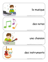 Étiquettes-mots géants-Éveil à la musique-1