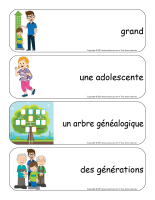 Étiquettes-mots géants-Famille-3